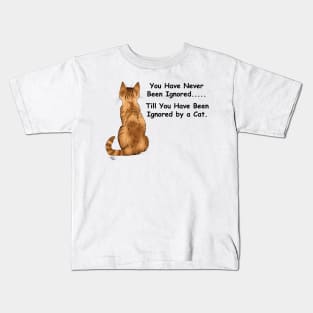 Cat Ignoring you Kids T-Shirt